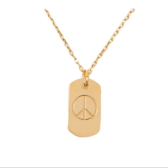Kate Spade Peace Sign Pendant Necklace - Picture 1 of 6